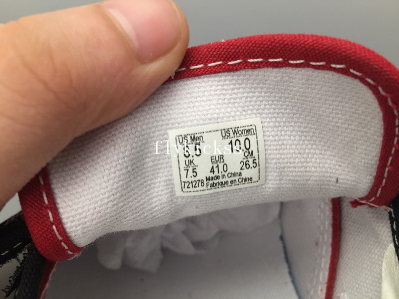 Fear of God x Vans Slip-On VN0A3MQ5NP4H Red